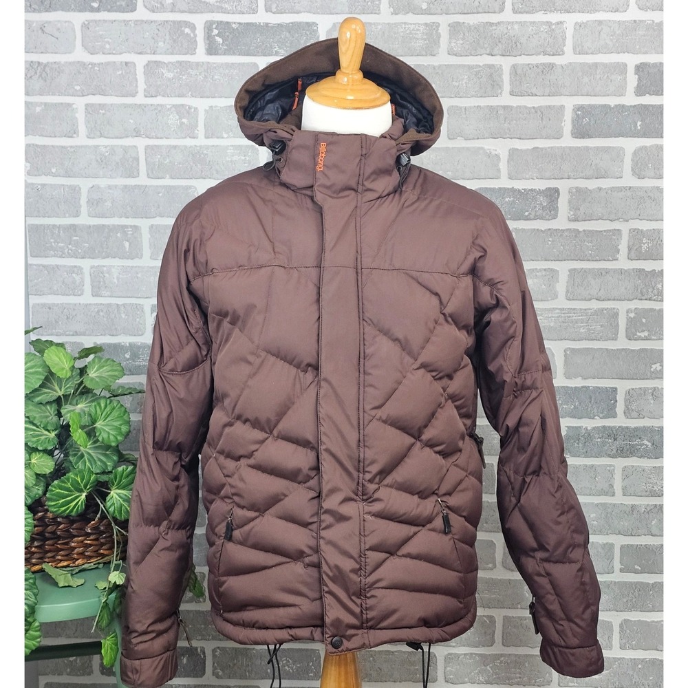 Billabong‎ Spiral 2 Down Snowboard Jacket Men's Small Oversized Fit Honda Patch